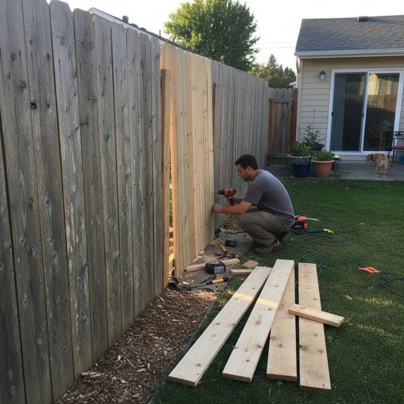 Wood Fence Repair Service