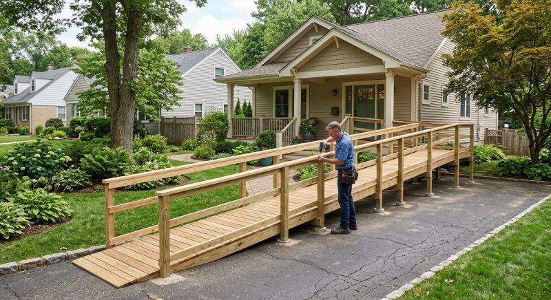 Wheelchair Ramp Installation in Wilmington, NC